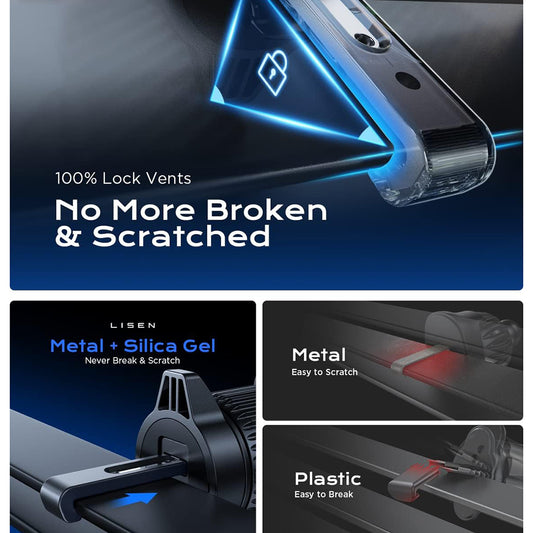 Suport Auto Magnetic Lisen, Universal, Negru YL0222100001