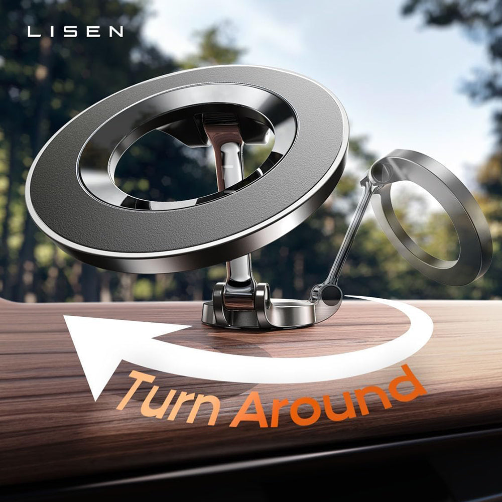 Suport Auto Magnetic Lisen, Universal, Negru YL0223080002