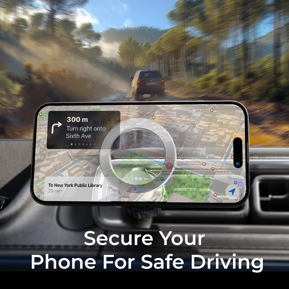 Suport Auto Magnetic Lisen, Universal, Negru YL0223110033