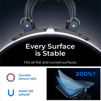 Suport Auto Magnetic Lisen, Universal, Negru YL0223110033