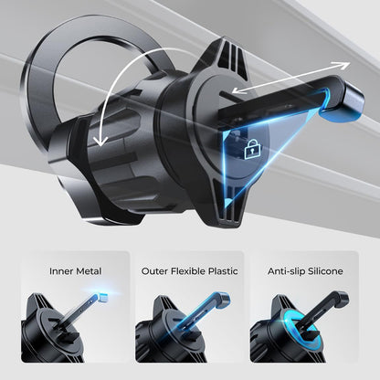 Suport Auto Magnetic Lisen, Universal, Negru YL0223110033