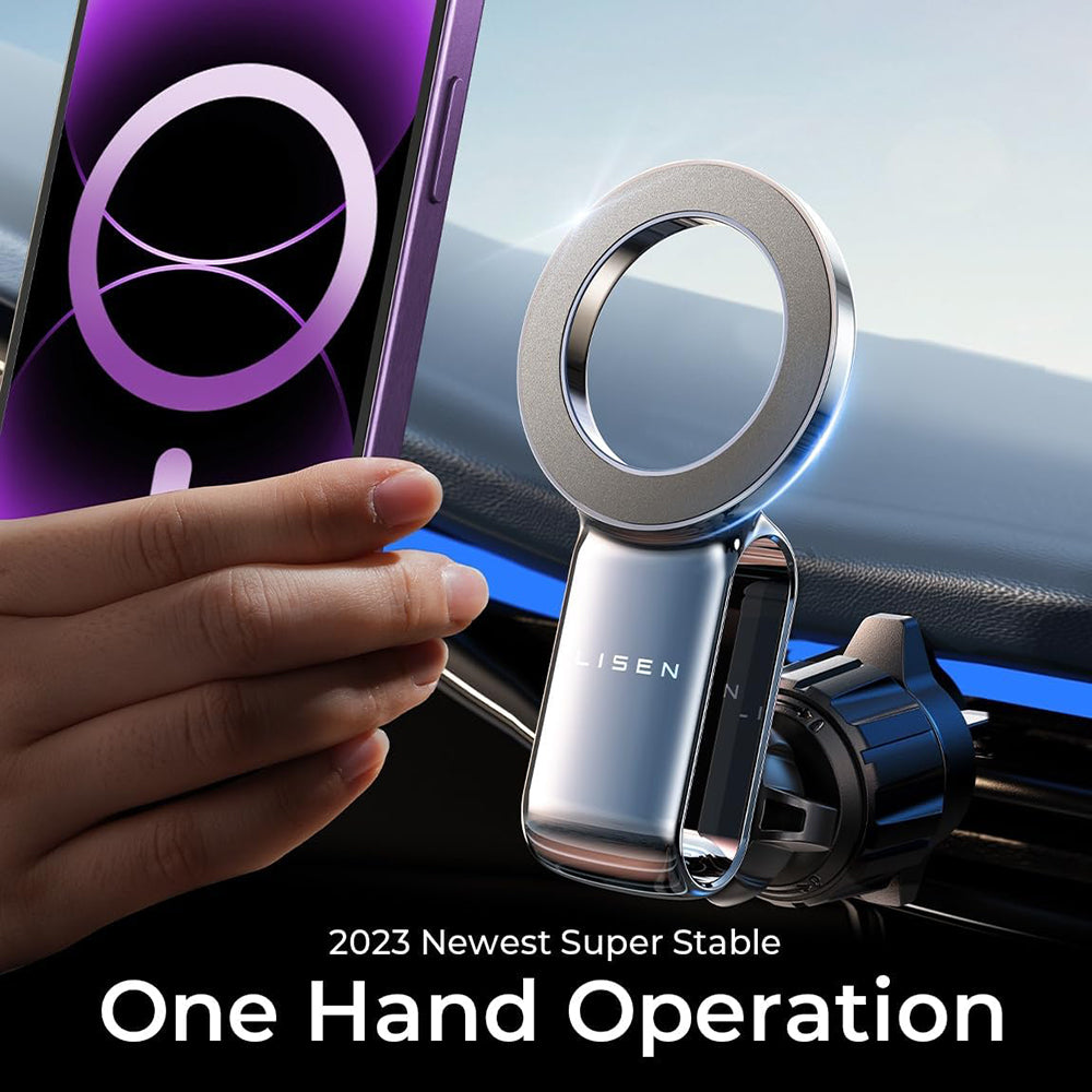 Suport Auto Magnetic Lisen, Universal, Negru YL0224050012