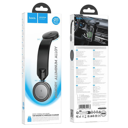 Incarcator Auto Wireless HOCO HW29, 15W, 1.67A, Negru