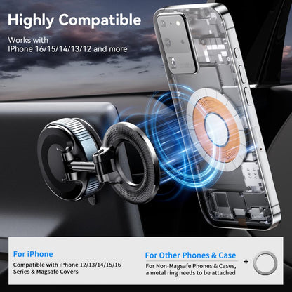 Suport Auto Magnetic XO Design C169, Universal, Negru