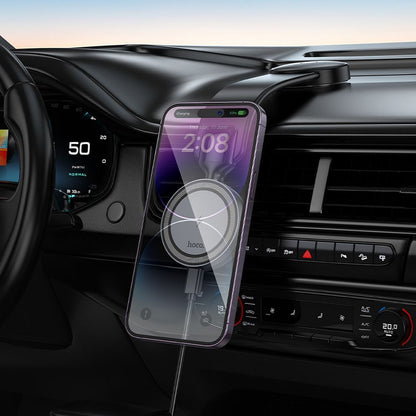 Incarcator Auto Wireless HOCO HW29, 15W, 1.67A, Negru