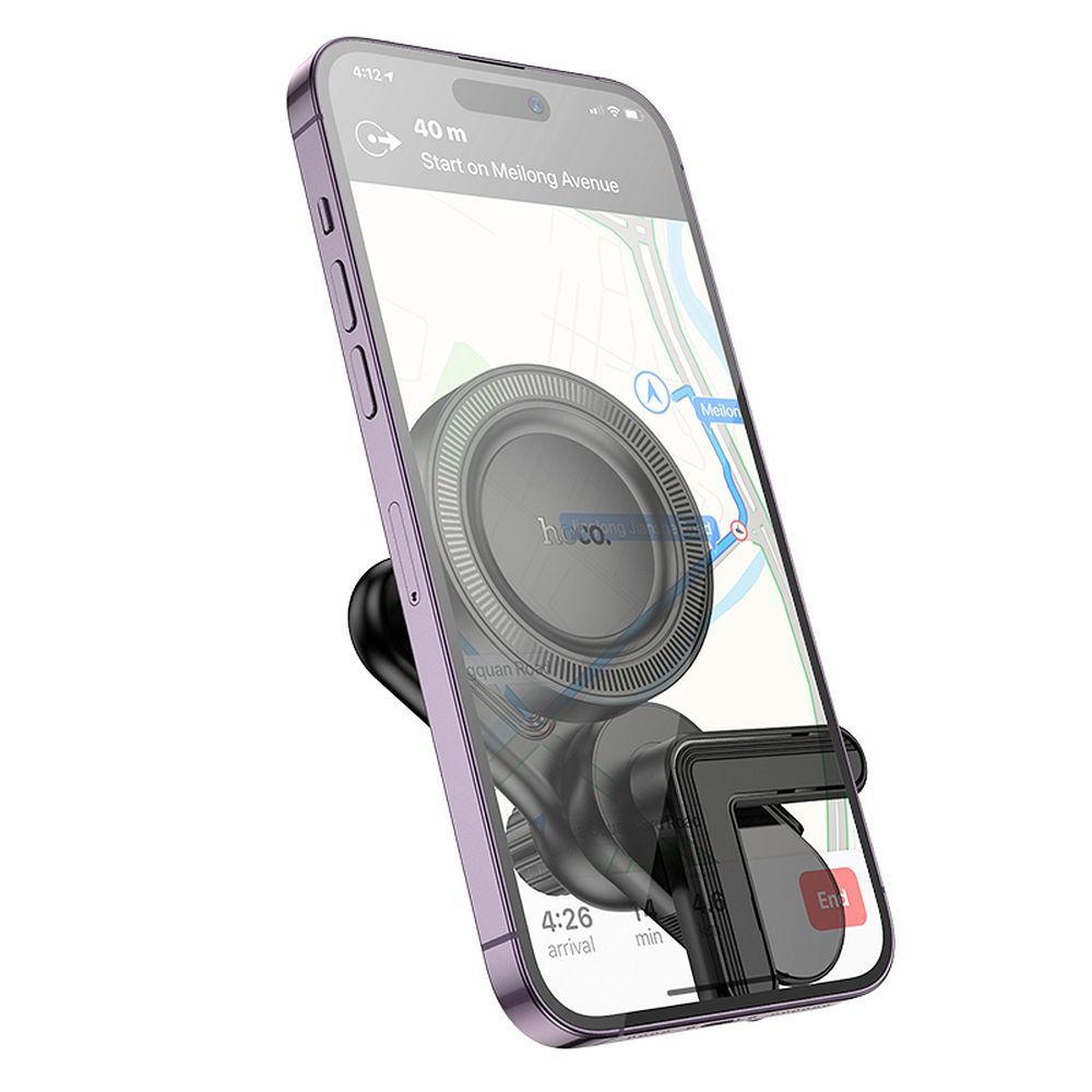 Suport Auto Magnetic MagSafe HOCO H57, Universal, Negru