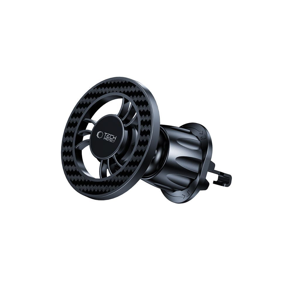 Suport Auto Magnetic Tech-Protect N56 Carbon Vent, Universal, Negru