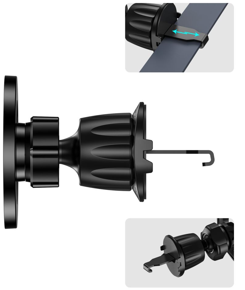 Suport Auto Magnetic Tech-Protect N56 2in1 II, Universal, Negru