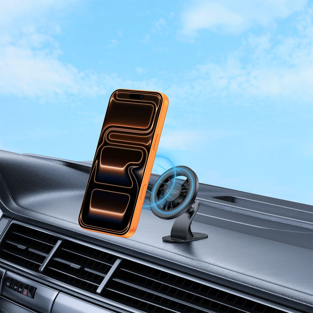 Suport Auto Magnetic Tech-Protect N56 2in1 II, Universal, Negru