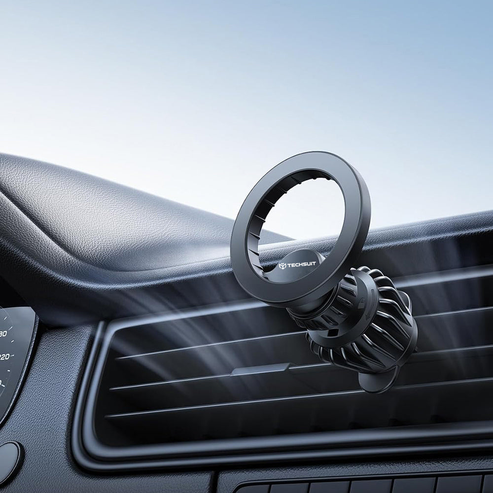 Suport Auto Magnetic Techsuit S1, Universal, Negru