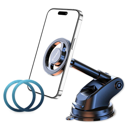 Suport Auto Magnetic Techsuit S12, Universal, Negru