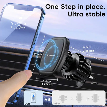 Suport Auto Magnetic Techsuit S2, Universal, Negru