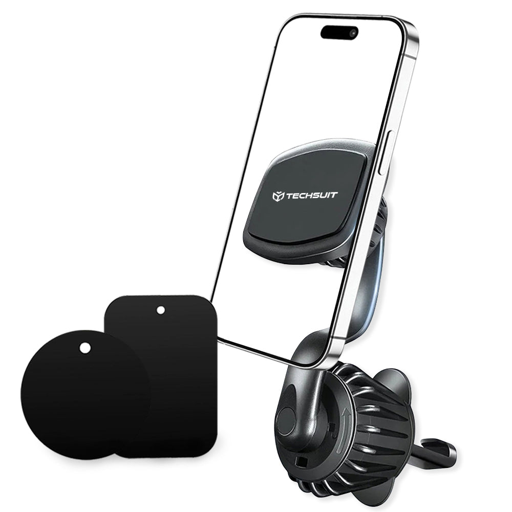 Suport Auto Magnetic Techsuit S3, Universal, Negru