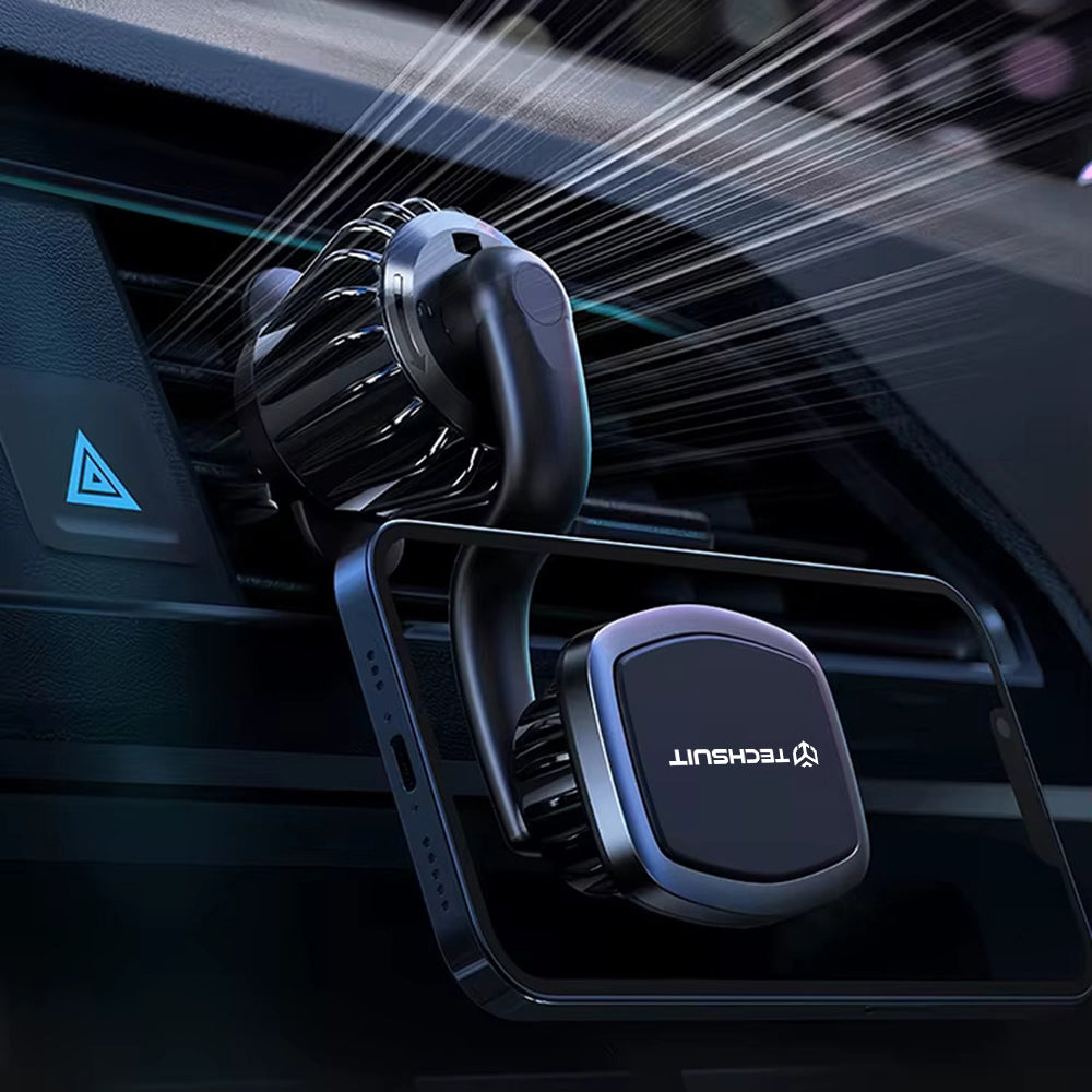 Suport Auto Magnetic Techsuit S3, Universal, Negru