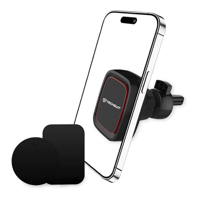 Suport Auto Magnetic Techsuit S5, Universal, Negru Rosu