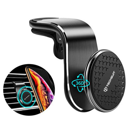 Suport Auto Magnetic Techsuit S8, Universal, Argintiu