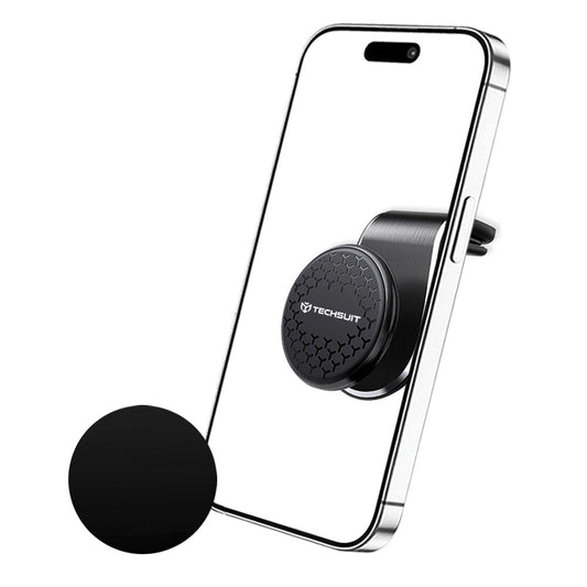 Suport Auto Magnetic Techsuit S8, Universal, Argintiu