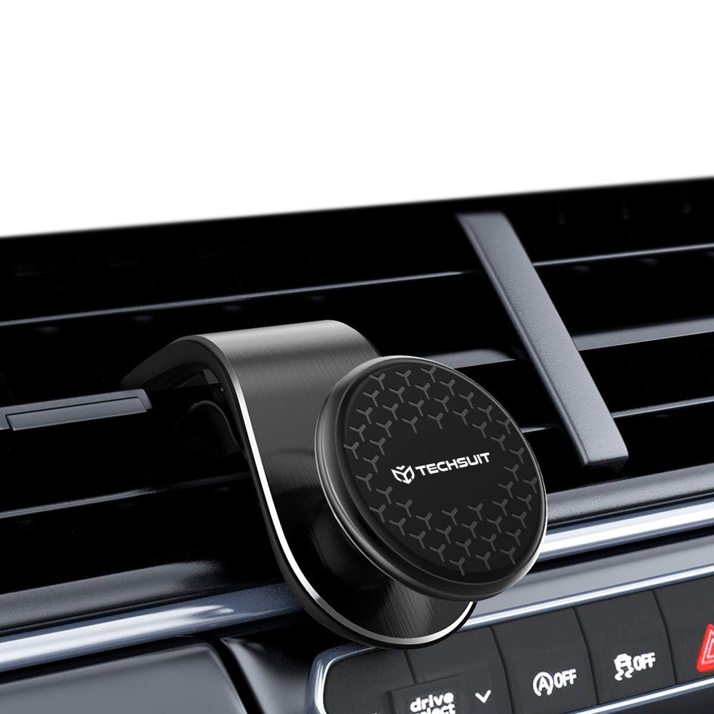 Suport Auto Magnetic Techsuit S8, Universal, Argintiu