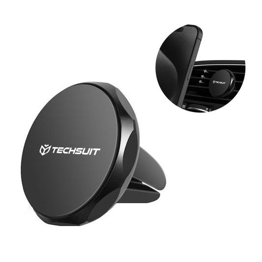 Suport Auto Magnetic Techsuit S9, Universal, Argintiu