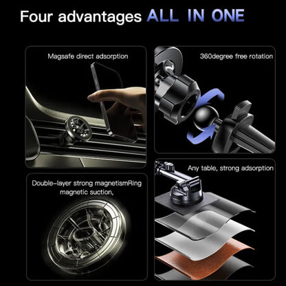 Suport Auto Magnetic Yesido C158, Universal, Negru