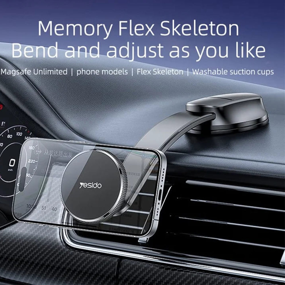 Suport Auto Magnetic Yesido C176, Universal, Negru