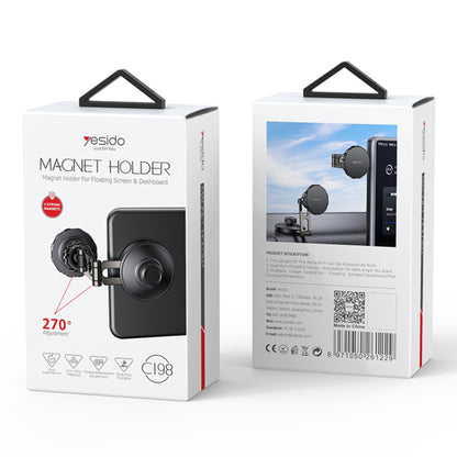 Suport Auto Magnetic Yesido C198, Universal, Gri
