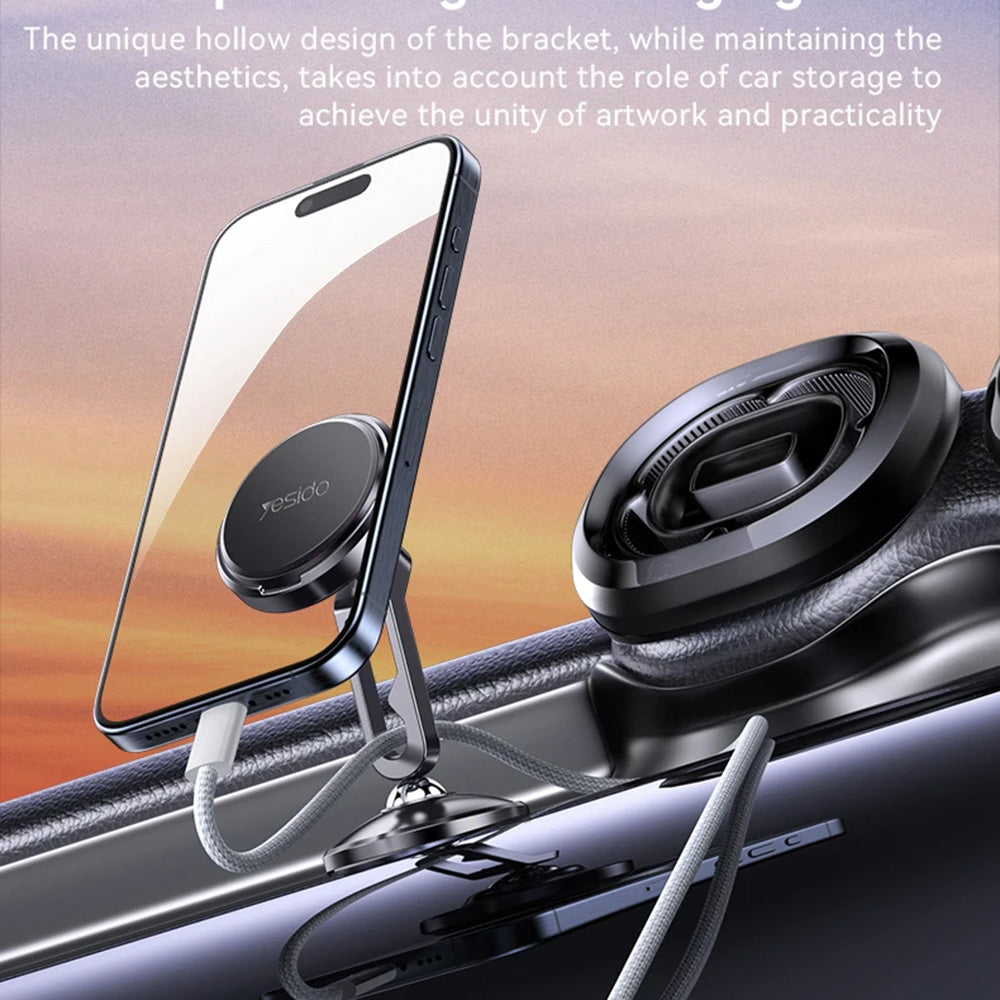 Suport Auto Magnetic Yesido C210, Universal, Negru