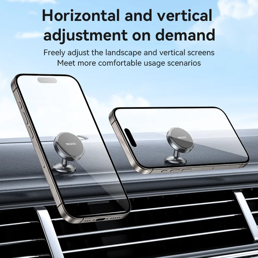 Suport Auto Magnetic Yesido C215, Universal, Negru