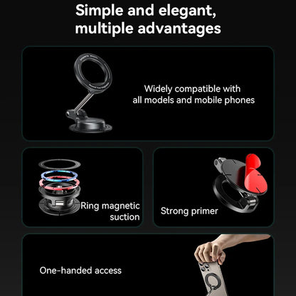 Suport Auto Magnetic Yesido C218, Universal, Negru