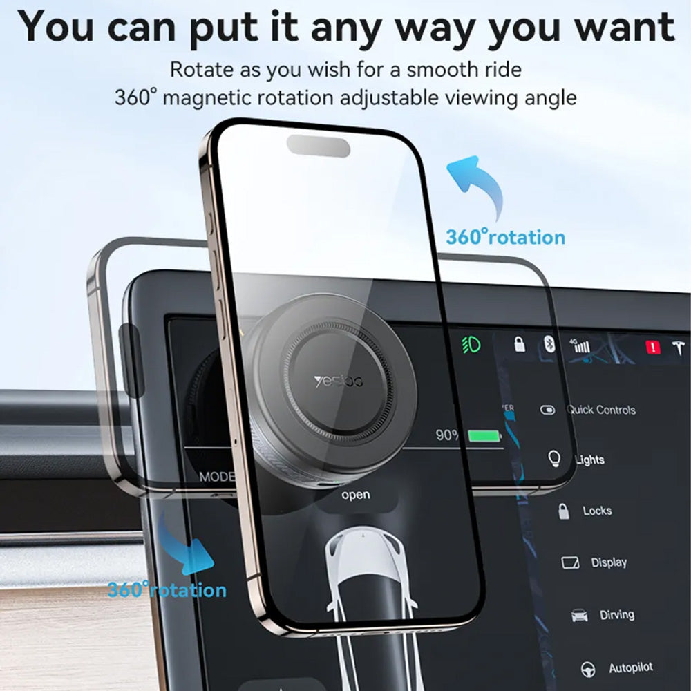 Suport Auto Magnetic Yesido C223, Universal, Negru