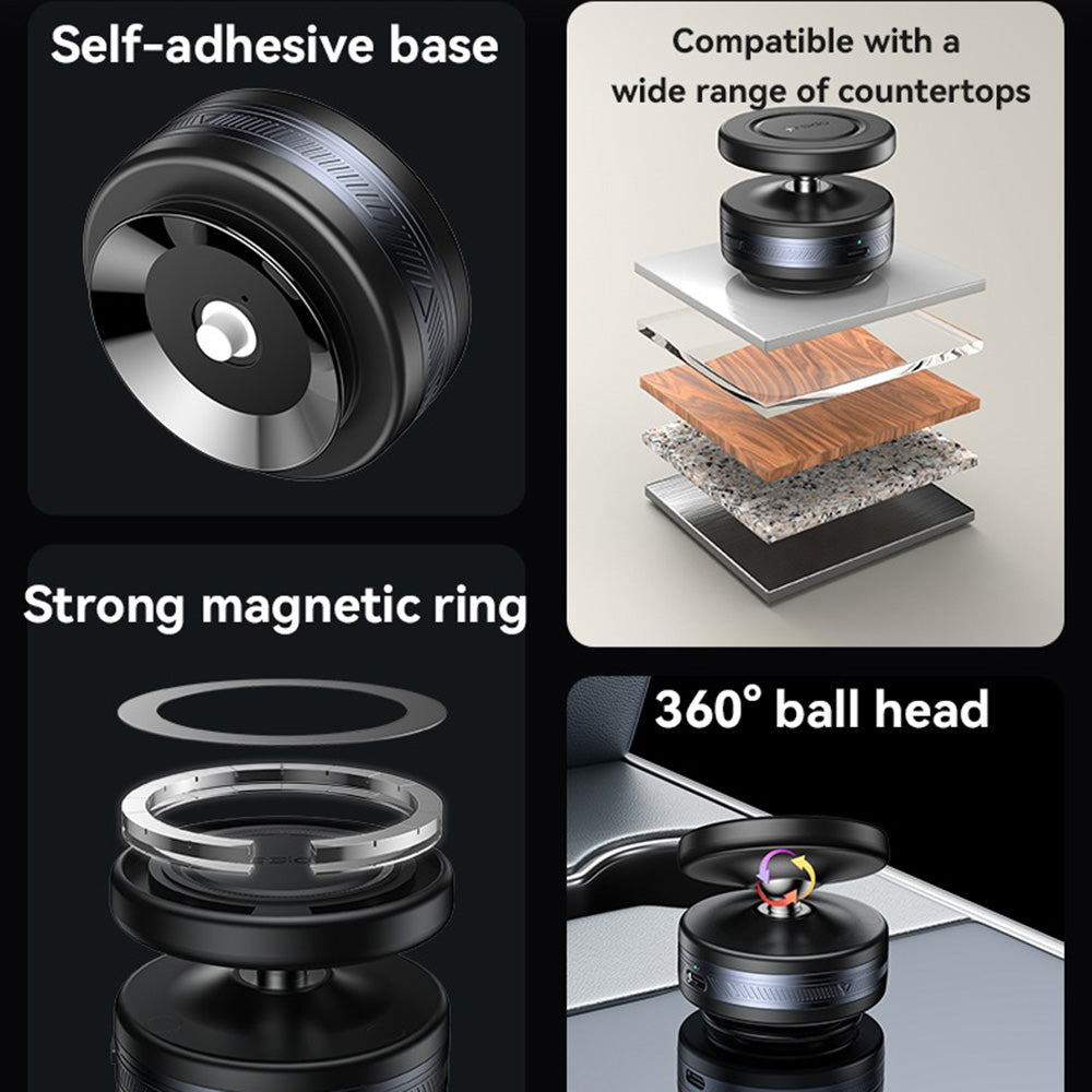 Suport Auto Magnetic Yesido C224, Universal, Negru