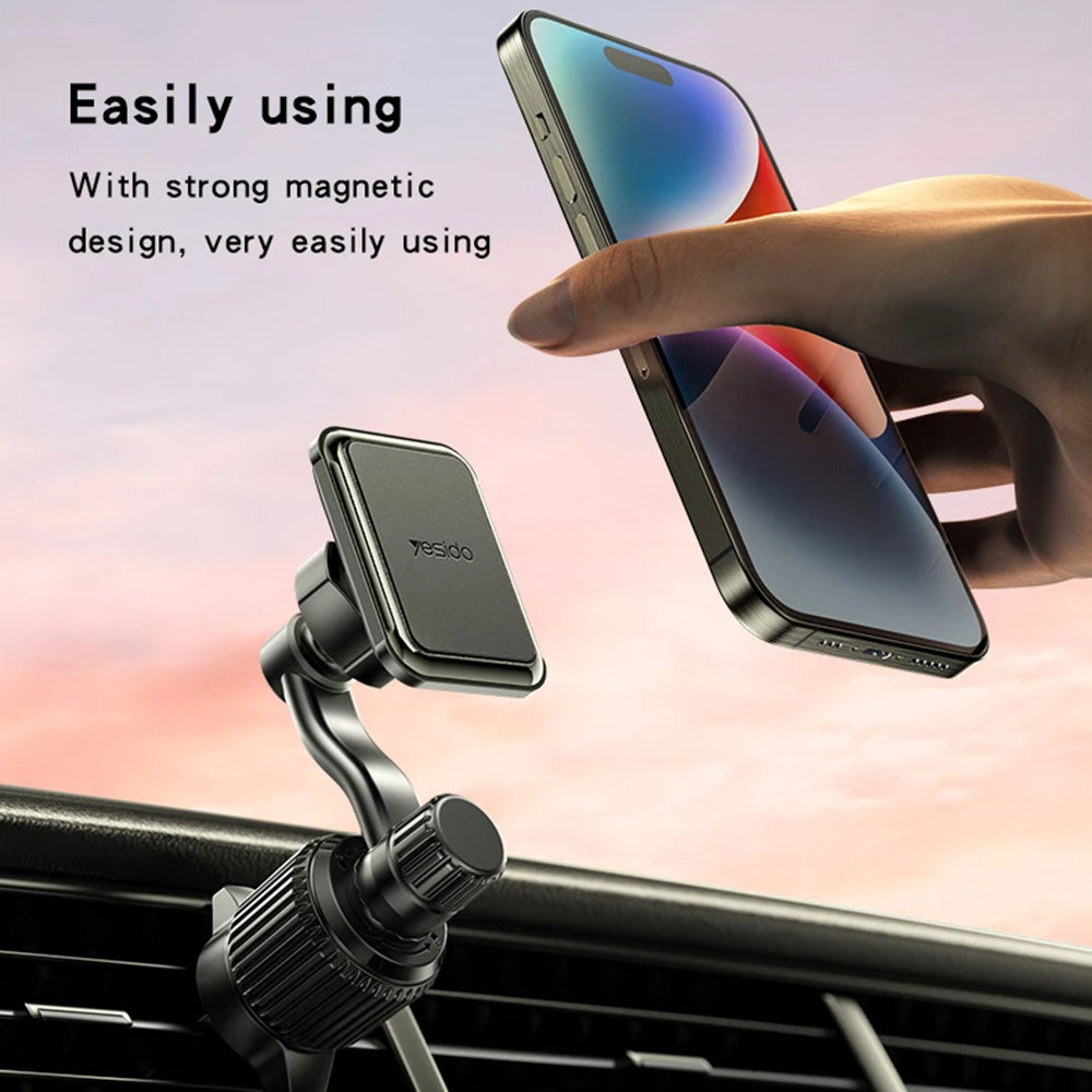 Suport Auto Magnetic Yesido C244, Universal, Negru