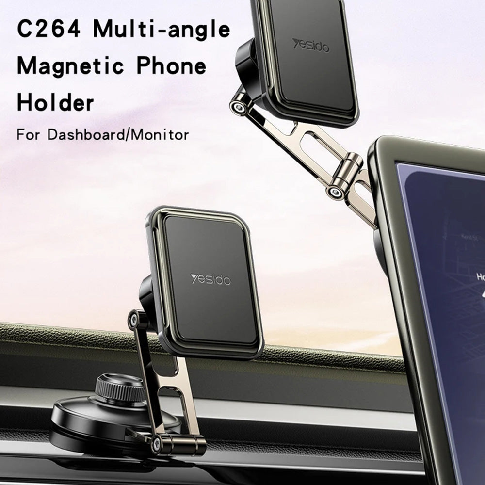Suport Auto Magnetic Yesido C264, Universal, Negru