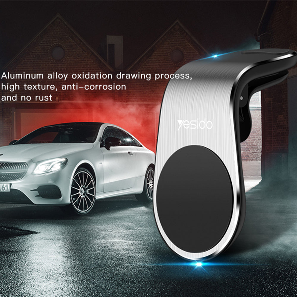 Suport Auto Magnetic Yesido C64, Universal, Negru