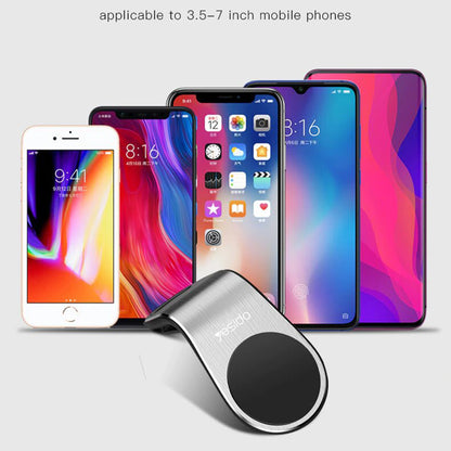 Suport Auto Magnetic Yesido C64, Universal, Negru