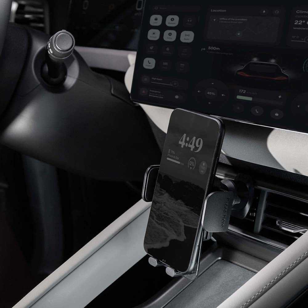 Suport Auto Proove Crystal Clamp Plus Vent, 4.7inch - 6.9inch, Negru CHCCP0000001