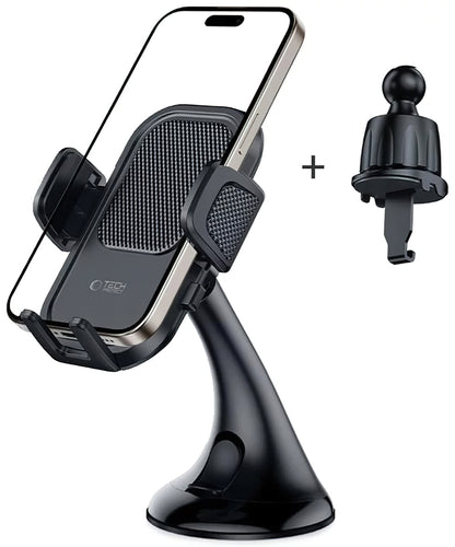 Suport Auto Tech-Protect V8-3 2in1, Universal, Negru