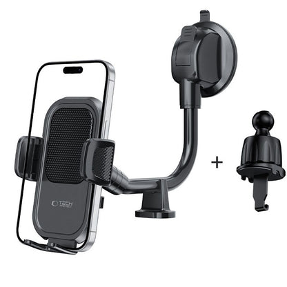 Suport Auto Tech-Protect V8-2 2in1, Universal, Negru