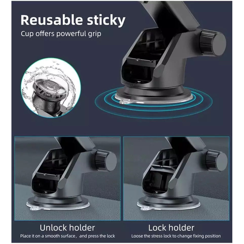 Suport Auto Techsuit S113, Universal, Negru