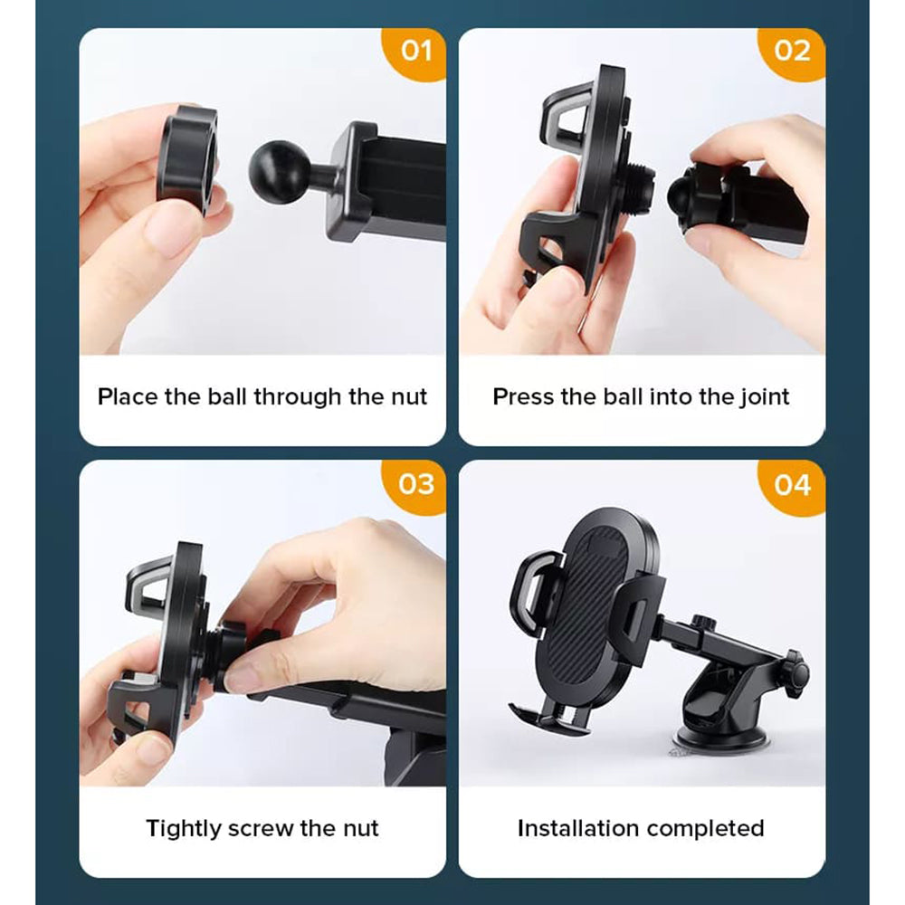 Suport Auto Techsuit S113, Universal, Negru