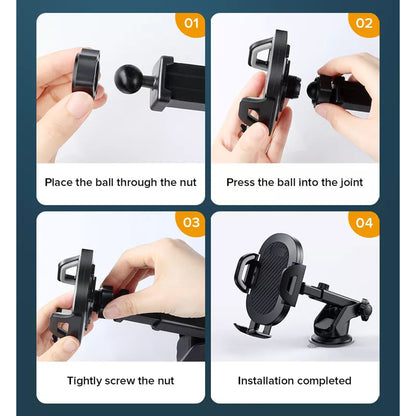 Suport Auto Techsuit S113, Universal, Negru