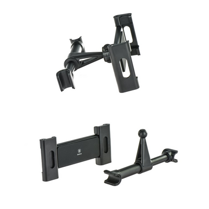 Suport Auto Tetiera Baseus BackSeat pentru Telefon / Tableta, 4.7inch - 12.9inch, Negru, Resigilat SUHZ-01