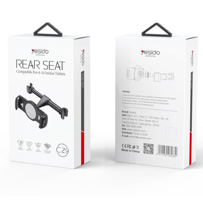 Suport Auto Tetiera Yesido C29, 4inch - 10inch, Negru