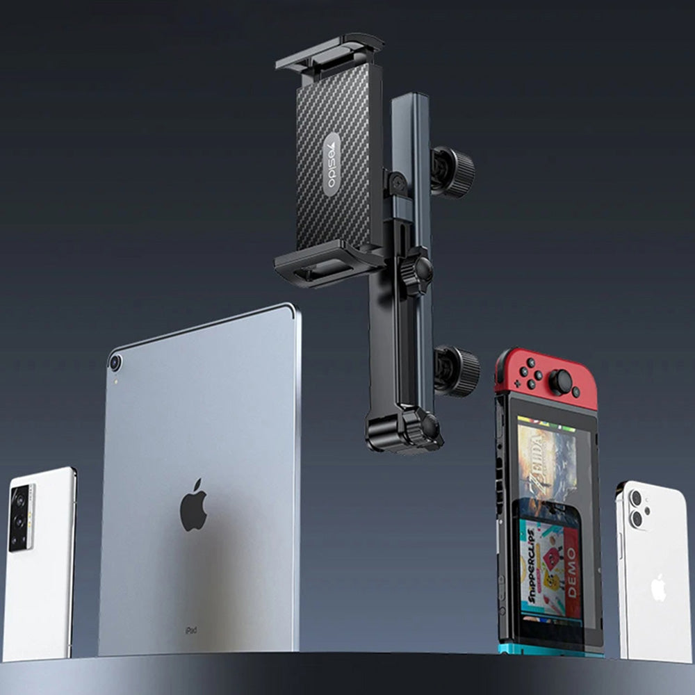 Suport Auto Tetiera Yesido C294, 4.7inch - 13inch, Negru