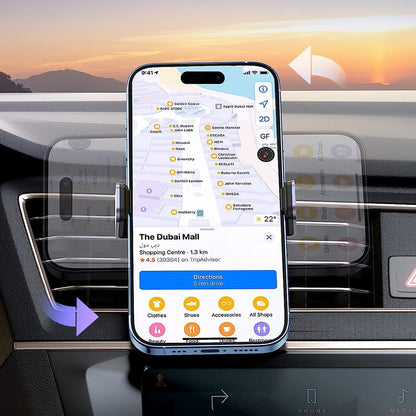 Suport Auto UGREEN LP120, 4.7inch - 7.2inch, Negru