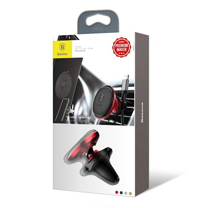 Suport Auto Magnetic Baseus Air Vent, Universal, Rosu SUGX-A09