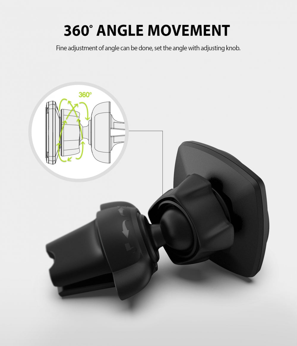 Suport Auto Magnetic Ringke Power Clip, Universal, Negru