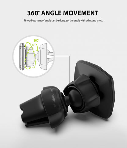 Suport Auto Magnetic Ringke Power Clip, Universal, Negru