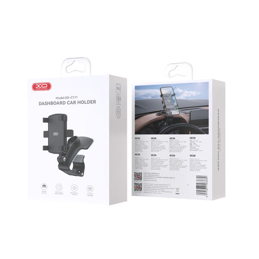 Suport Auto XO Design C171, 4.7inch - 7.6inch, Negru