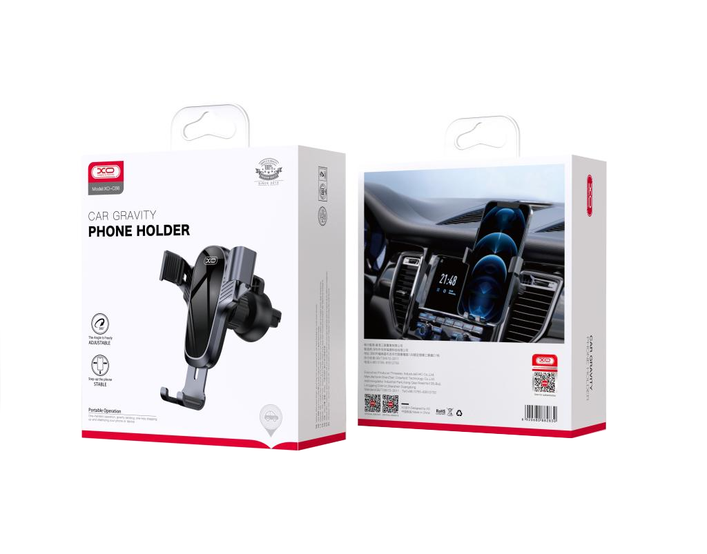 Suport Auto XO Design C86, 4.5inch - 7inch, Negru